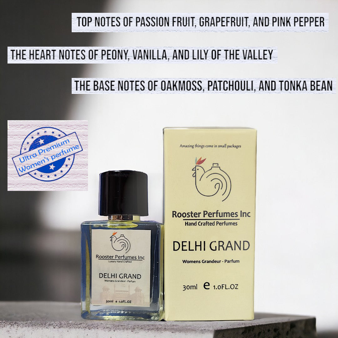Delhi Grand Women's Grandeur Perfume, 30 ml | Handcrafted