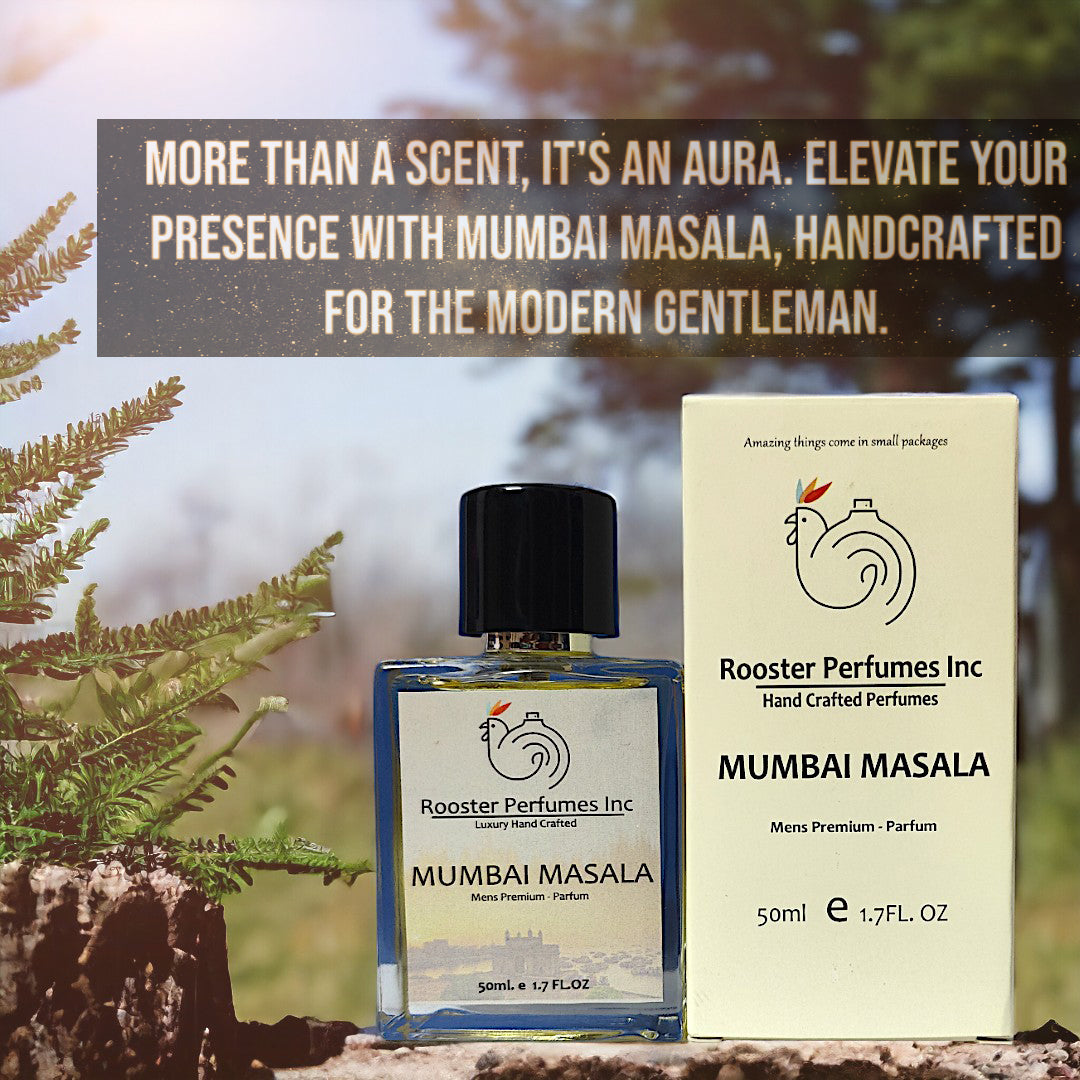 Mumbai Masala Men's Premium Perfume, 50 ml | Handcrafted