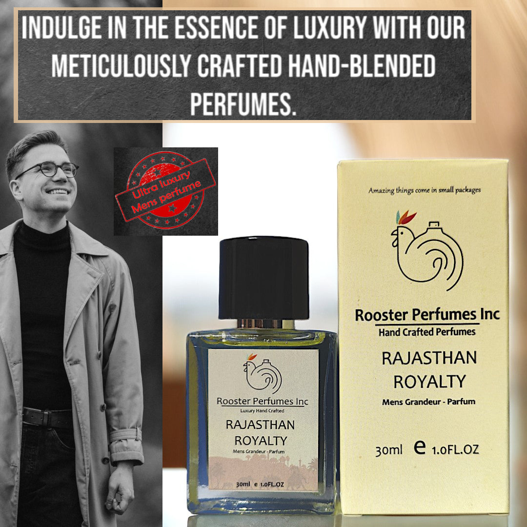 Rajasthan Royalty Men's Grandeur Perfume, 30 ml | Handcrafted